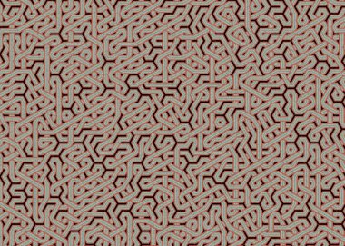 Renkli Altıgen Döşeme, Sanat Çizimi, Arkaplan Tasarımı