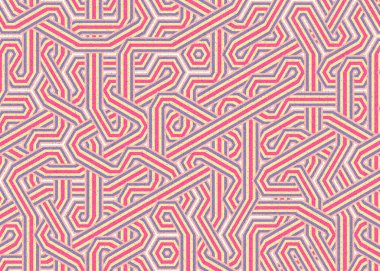 Renkli Altıgen Döşeme, Sanat Çizimi, Arkaplan Tasarımı