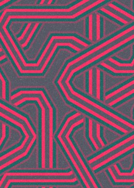 Renkli Altıgen Döşeme, Sanat Çizimi, Arkaplan Tasarımı