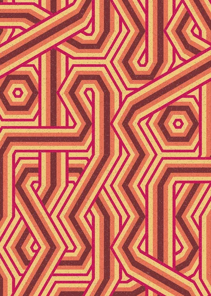 Renkli Altıgen Döşeme, Sanat Çizimi, Arkaplan Tasarımı