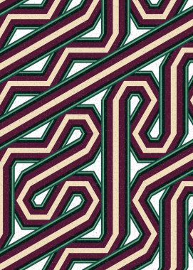 Renkli Altıgen Döşeme Bağlantısı sanat arkaplan tasarımı illüstrasyonu