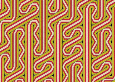 Renkli Altıgen Döşeme Bağlantısı sanat arkaplan tasarımı illüstrasyonu