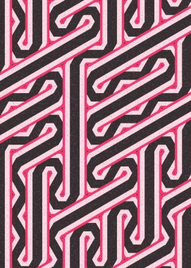 Renkli altıgen karo sanat arkaplanı, vektör illüstrasyonu 