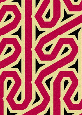 Renkli Altıgen Döşeme Bağlantısı sanat arkaplan tasarımı illüstrasyonu