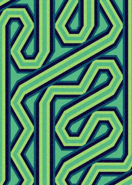 Renkli Altıgen Döşeme Bağlantısı sanat arkaplan tasarımı illüstrasyonu