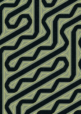 Renkli altıgen karo sanat arkaplanı, vektör illüstrasyonu 