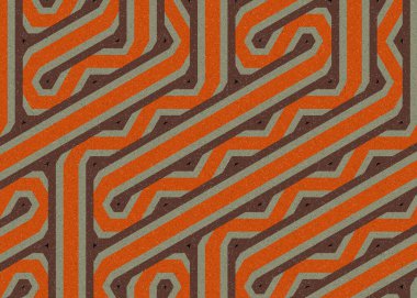 Renkli altıgen karo sanat arkaplanı, vektör illüstrasyonu 