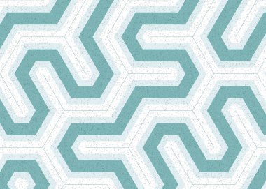 Renkli altıgen karo sanat arkaplanı, vektör illüstrasyonu 