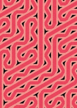 Renkli Altıgen Döşeme Bağlantısı sanat arkaplan tasarımı illüstrasyonu