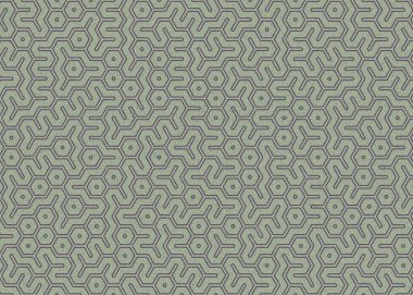 Renkli altıgen karo sanat arkaplanı, vektör illüstrasyonu 