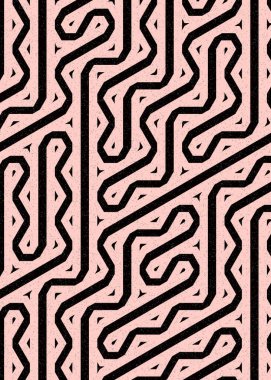 Renkli Altıgen Döşeme Bağlantısı sanat arkaplan tasarımı illüstrasyonu