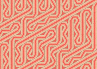 Renkli altıgen karo sanat arkaplanı, vektör illüstrasyonu 