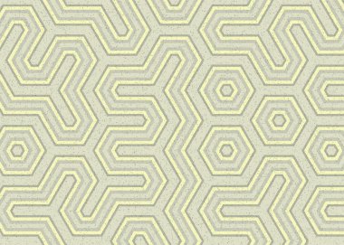 Renkli altıgen karo sanat arkaplanı, vektör illüstrasyonu 