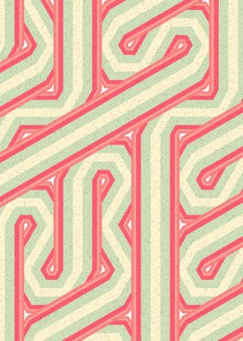 Renkli Altıgen Döşeme Bağlantısı sanat arkaplan tasarımı illüstrasyonu