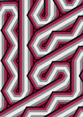 Renkli altıgen karo sanat arkaplanı, vektör illüstrasyonu 