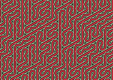 Renkli Altıgen Döşeme Bağlantısı sanat arkaplan tasarımı illüstrasyonu