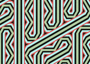 Renkli Altıgen Döşeme Bağlantısı sanat arkaplan tasarımı illüstrasyonu