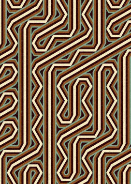 Renkli Altıgen Döşeme Bağlantısı sanat arkaplan tasarımı illüstrasyonu