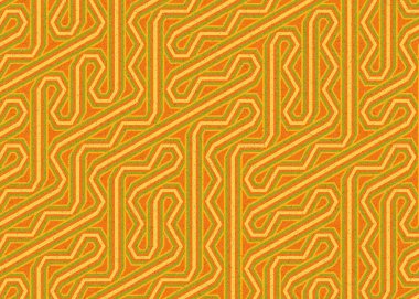 Renkli Altıgen Döşeme Bağlantısı sanat arkaplan tasarımı illüstrasyonu