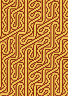 Renkli altıgen karo sanat arkaplanı, vektör illüstrasyonu 