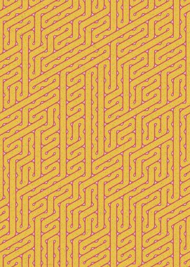 Renkli altıgen karo sanat arkaplanı, vektör illüstrasyonu 