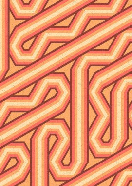 Renkli Altıgen Döşeme Bağlantısı sanat arkaplan tasarımı illüstrasyonu