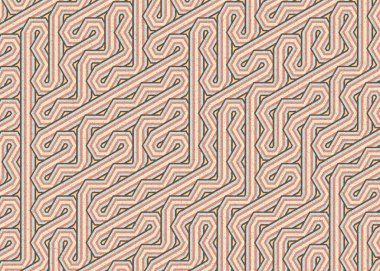 Renkli Altıgen Döşeme Bağlantısı sanat arkaplan tasarımı illüstrasyonu