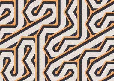 Renkli Altıgen Döşeme Bağlantısı sanat arkaplan tasarımı illüstrasyonu