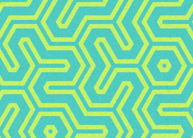 Renkli Altıgen Döşeme Bağlantısı sanat arkaplan tasarımı illüstrasyonu