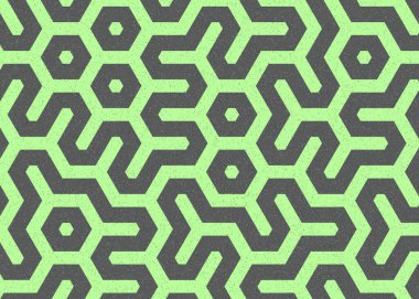 Renkli altıgen karo sanat arkaplanı, vektör illüstrasyonu 