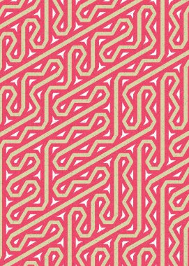 Renkli altıgen karo sanat arkaplanı, vektör illüstrasyonu 