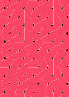 Renkli Altıgen Döşeme Bağlantısı sanat arkaplan tasarımı illüstrasyonu