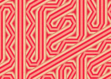 Renkli altıgen karo sanat arkaplanı, vektör illüstrasyonu 