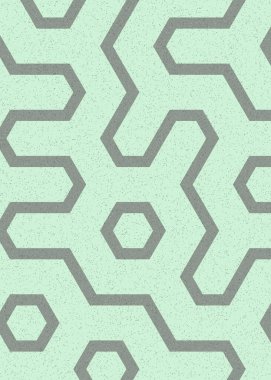 Renkli Altıgen Döşeme Bağlantısı sanat arkaplan tasarımı illüstrasyonu