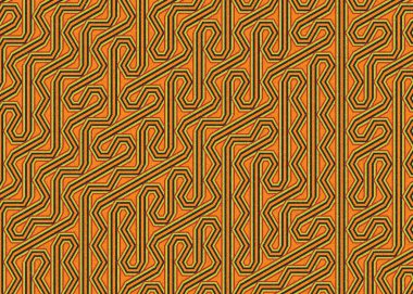 Renkli altıgen karo sanat arkaplanı, vektör illüstrasyonu 