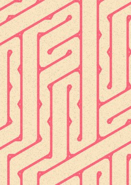 Renkli altıgen karo sanat arkaplanı, vektör illüstrasyonu 