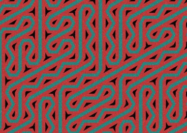 Renkli Altıgen Döşeme Bağlantısı sanat arkaplan tasarımı illüstrasyonu