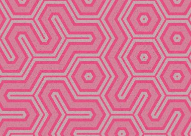 Renkli altıgen karo sanat arkaplanı, vektör illüstrasyonu 