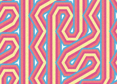 Renkli Altıgen Döşeme Bağlantısı sanat arkaplan tasarımı illüstrasyonu