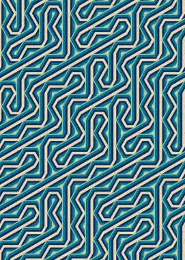 Renkli Altıgen Döşeme Bağlantısı sanat arkaplan tasarımı illüstrasyonu