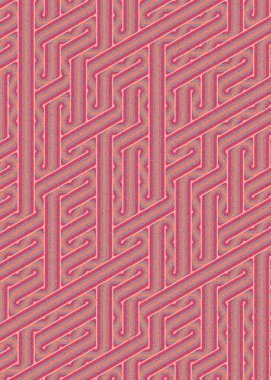 Renkli Altıgen Döşeme Bağlantısı sanat arkaplan tasarımı illüstrasyonu