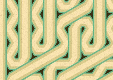 Renkli Altıgen Döşeme Bağlantısı sanat arkaplan tasarımı illüstrasyonu