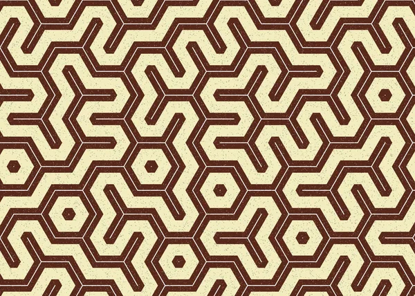 Fondo Colorido Del Arte Del Azulejo Del Hexágono Ilustración Del — Vector de stock