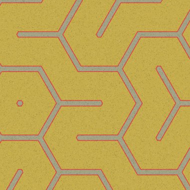  Altıgen Döşeme Sanatı arkaplan çizimi