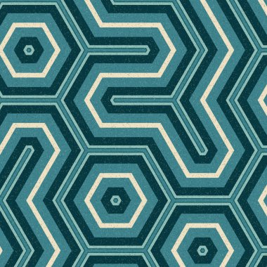 Altıgen Döşeme Sanatı arkaplan çizimi