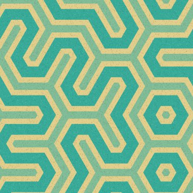 Altıgen Döşeme Sanatı arkaplan çizimi