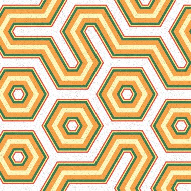  Altıgen Döşeme Sanatı arkaplan çizimi