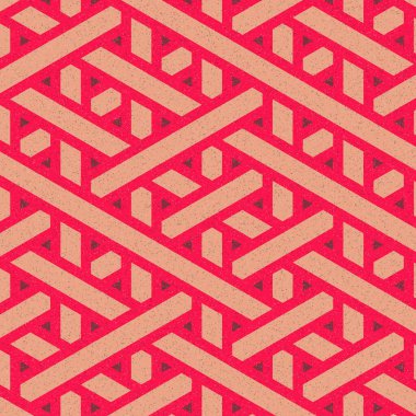 Renkli altıgen kiremit bağlantısı, soyut sanatsal arkaplan