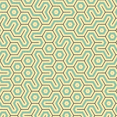 Altıgen Döşeme Sanatı arkaplanı 