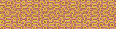 Renkli altıgen kiremit bağlantısı, soyut sanatsal arkaplan
